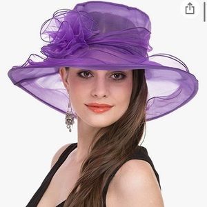 SOLD - Saferin Organza Hat